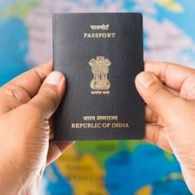 Indian passport held in hand representing urgent passport agents in Kalyan West passport services